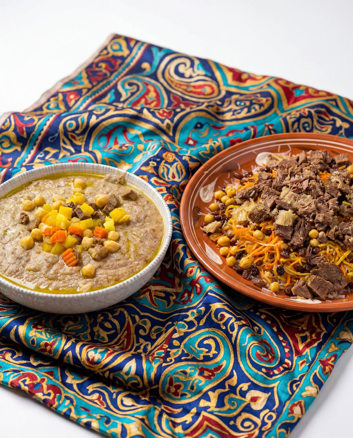 Halisa and plov